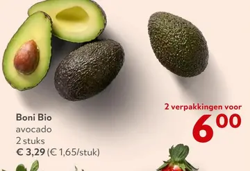 Aanbieding: Boni Bio avocado