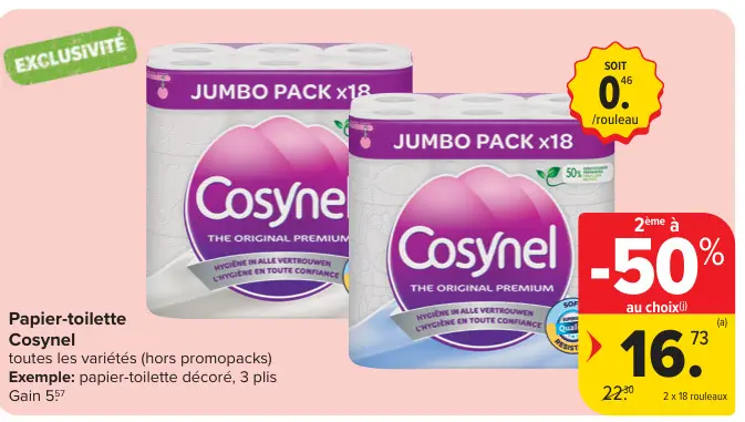 Offre: Papier-toilette