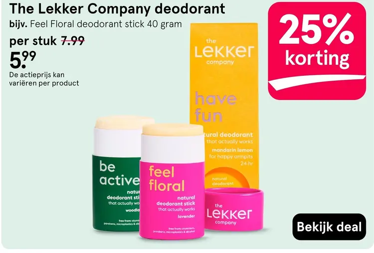 Aanbieding: Deodorant