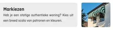 Aanbieding: Markiezen