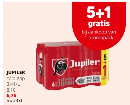 Promotie: JUPILER cold grip