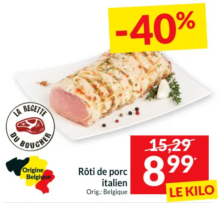 Offre: Rôti de porc italien