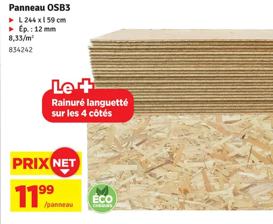 Offre: Panneau OSB3