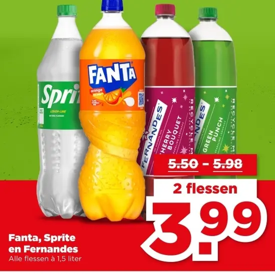 Aanbieding: Fanta, Sprite en Fernandes
