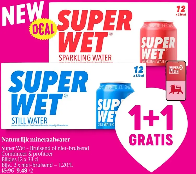 Promotie: Natuurlijk mineraalwater
