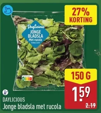 Aanbieding: Jonge bladsla met rucola