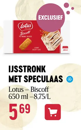 Aanbieding: Ijsstronk met speculaas