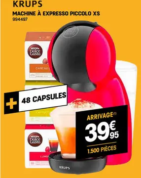 Offre: Machine à expresso piccolo xs