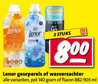 Aanbieding: Geurparels of wasverzachter