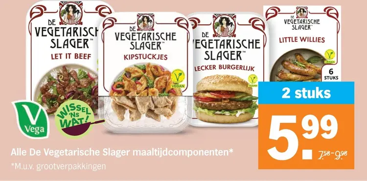 Aanbieding: Maaltijdcomponenten
