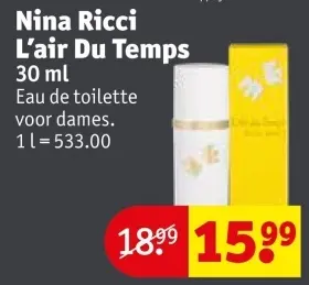 Promotie: L'air Du Temps