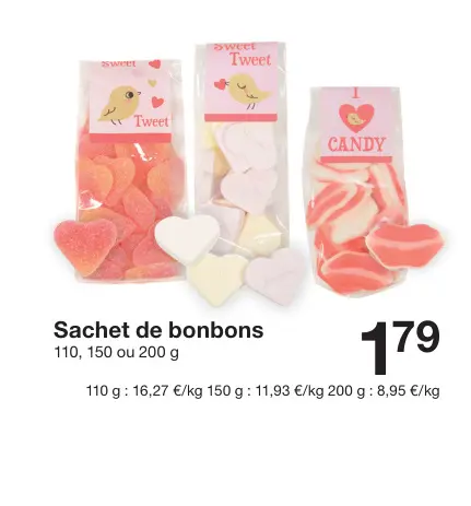 Offre: Sachet de bonbons