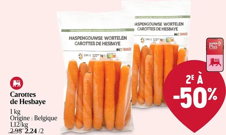 Offre: Carottes de Hesbaye