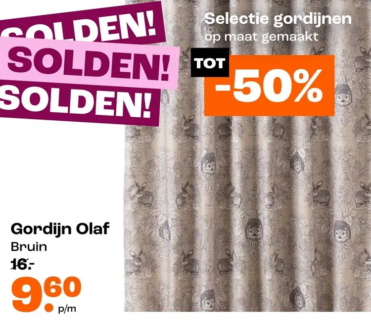 Promotie: Selectie gordijnen