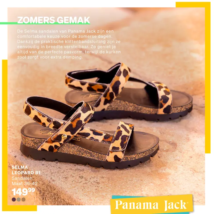 Aanbieding: Selma Leopard B1 Sandalen