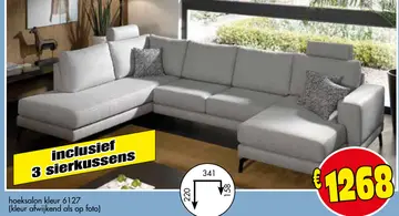 Aanbieding: hoeksalon kleur 6127
