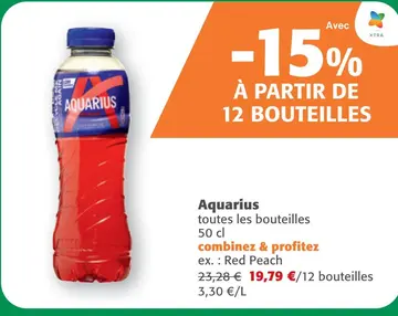 Offre: Aquarius toutes les bouteilles