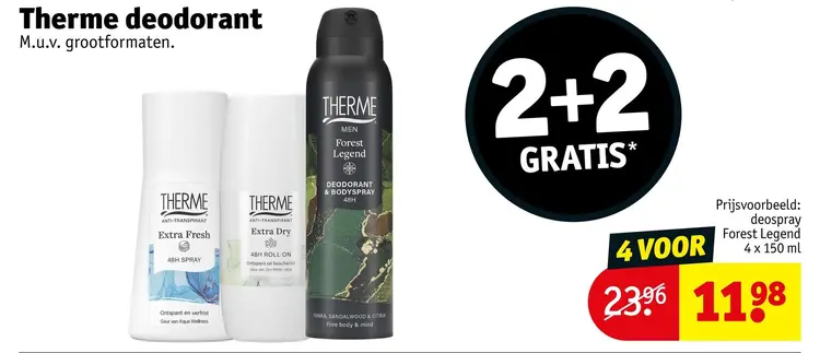 Aanbieding: Deodorant