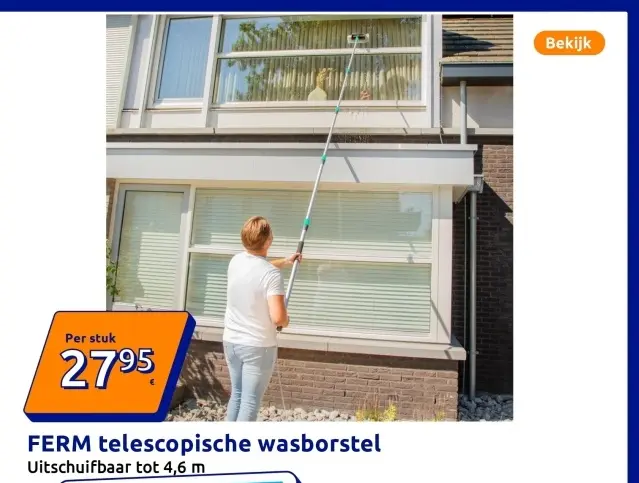 Aanbieding: Telescopische wasborstel