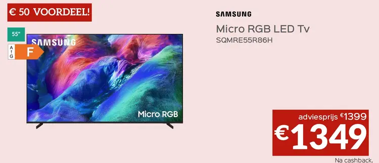 Promotie: Micro RGB LED Tv