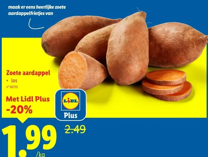 Aanbieding: Zoete aardappel