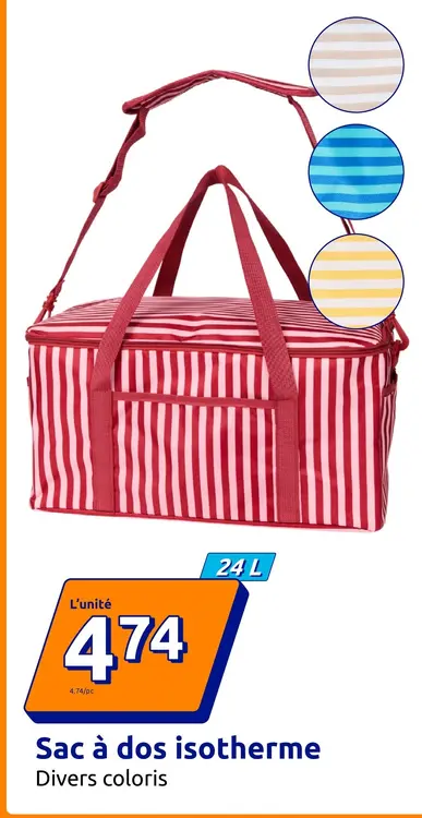 Offre: Sac à dos isotherme