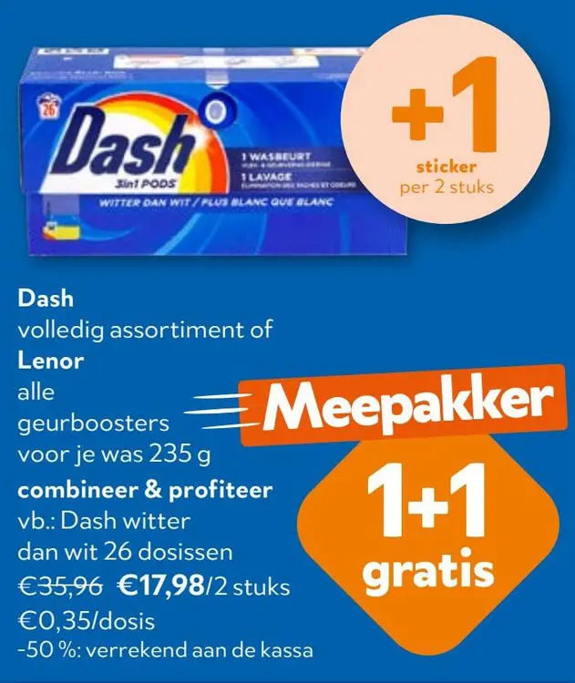 Aanbieding: Dash volledig assortiment of Lenor alle geurboosters