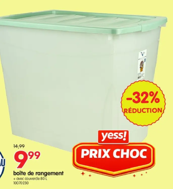 Offre: boîte de rangement