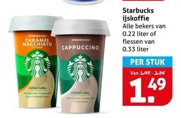 Aanbieding: Starbucks ijskoffie