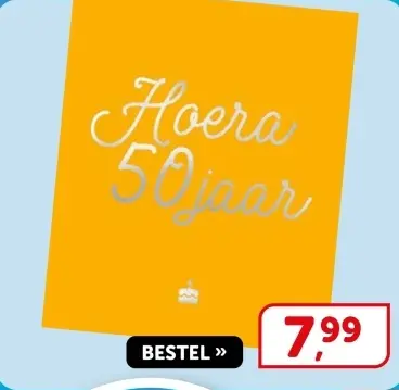 Aanbieding: Hoera 50 jaar