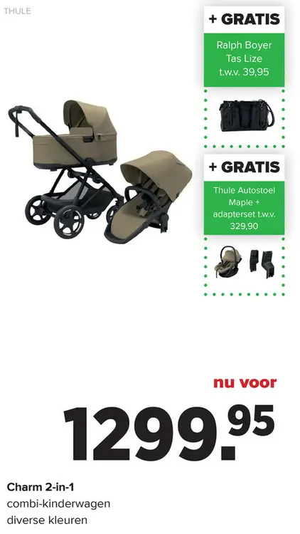 Aanbieding: Charm 2-in-1 combi-kinderwagen