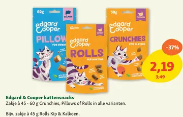Aanbieding: Edgard & Cooper kattensnacks