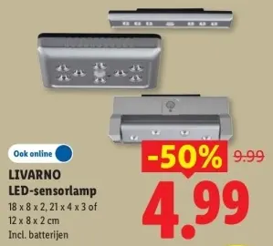 Aanbieding: LED-sensorlamp