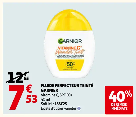 Offre: Fluide perfecteur teinté