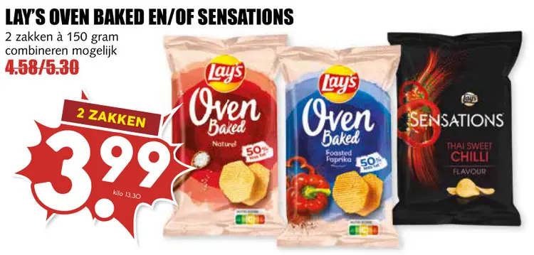Aanbieding: Oven Baked en/of Sensations