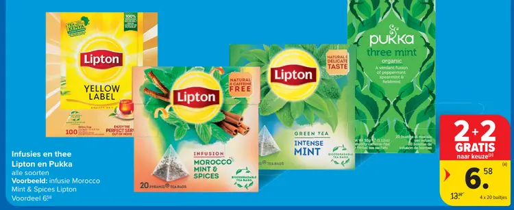 Promotie: Infusies en thee