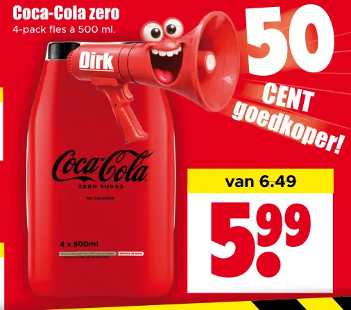 Aanbieding: Coca-Cola zero