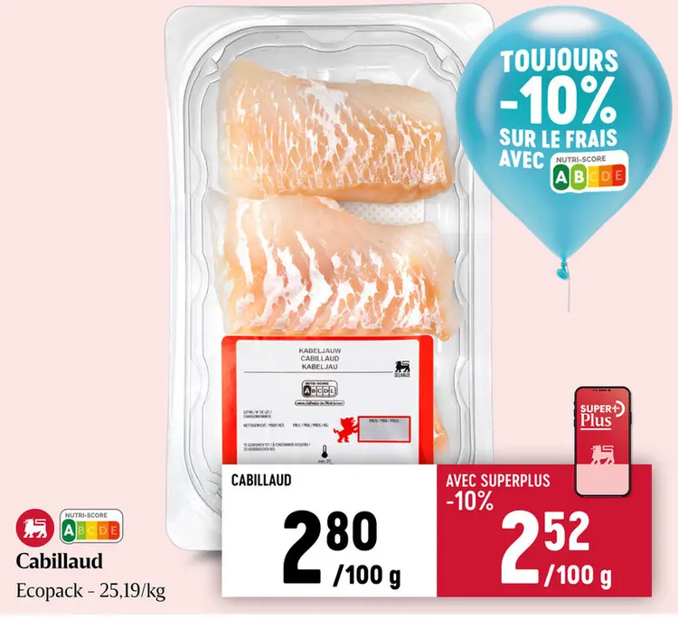 Offre: Cabillaud