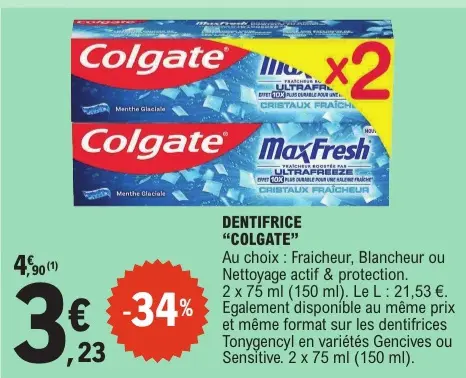Promotie: Dentifrice