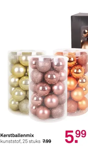 Aanbieding: Kerstballenmix