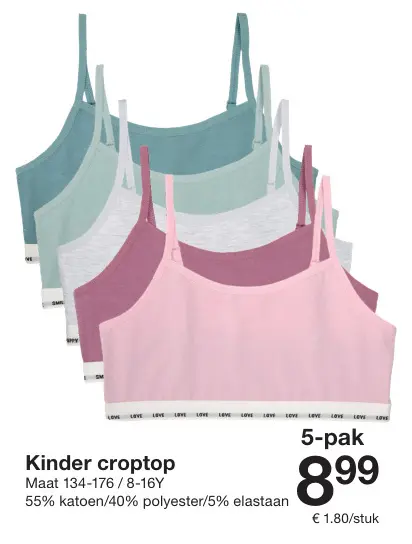 Aanbieding: Kinder croptop