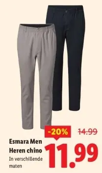 Aanbieding: Heren chino