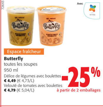 Offre: Butterfly toutes les soupes