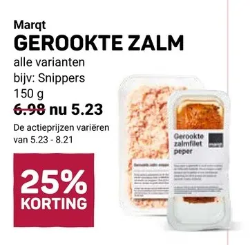 Aanbieding: Gerookte zalm