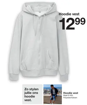 Aanbieding: Hoodie vest