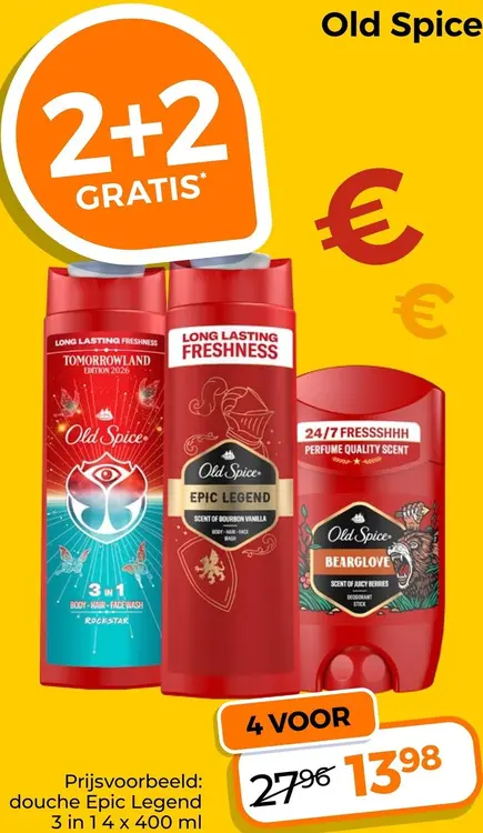 Aanbieding: Deodorant en douche