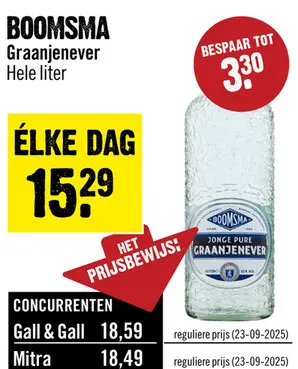 Aanbieding: Jonge Jenever 100 cl