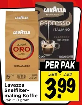 Aanbieding: Snelfiltermaling Koffie
