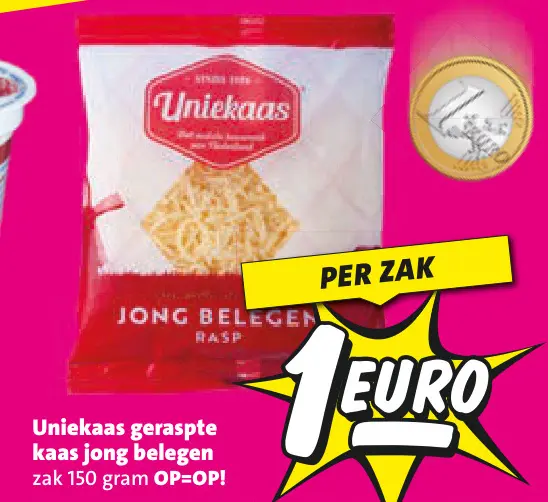 Aanbieding: Geraspte kaas jong belegen