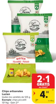 Offre: Chips artisanales Lucien